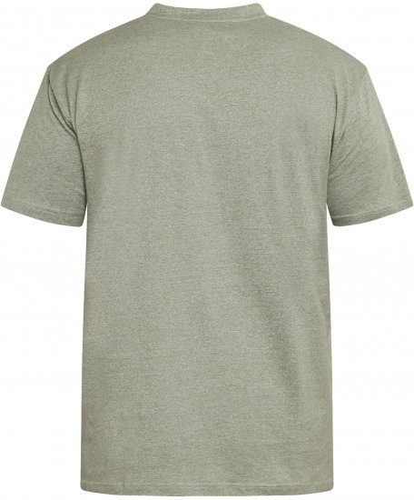 North Latitude 61124 T-Shirt Rayé Vert Olive - T-shirts - T-shirts Homme Grande Taille