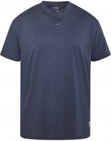 North Latitude 61126 T-Shirt Granddad Bleu Marine - T-shirts - T-shirts Homme Grande Taille