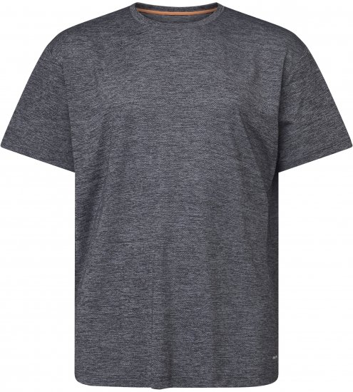 North Latitude 61160 Cool Effect T-Shirt Manches Courtes Gris Chiné Foncé/Clair - T-shirts - T-shirts Homme Grande Taille