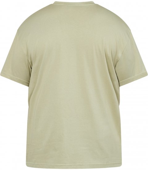 North Latitude 61315 T-Shirt Imprimé Vert Poussière Clair - T-shirts - T-shirts Homme Grande Taille