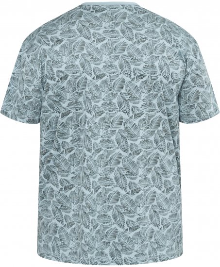 North Latitude 61318 T-Shirt Imprimé All Over Bleu Poussière - T-shirts - T-shirts Homme Grande Taille