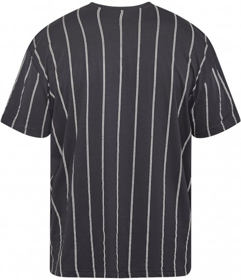 North Latitude 61319 T-Shirt Rayé Noir - T-shirts - T-shirts Homme Grande Taille