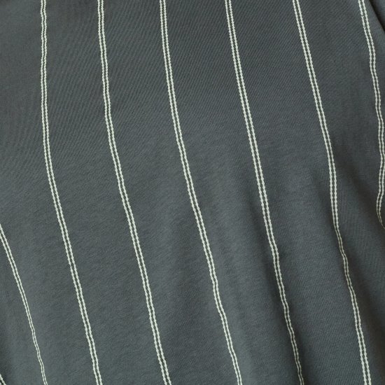 North Latitude 61319 T-Shirt Rayé Vert Poussière Foncé - T-shirts - T-shirts Homme Grande Taille