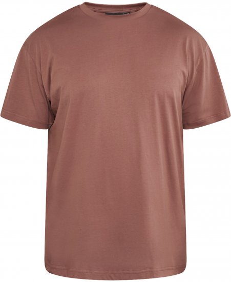 North Latitude 61320 T-Shirt Avec Impression Dans Le Dos Marron Cognac - T-shirts - T-shirts Homme Grande Taille