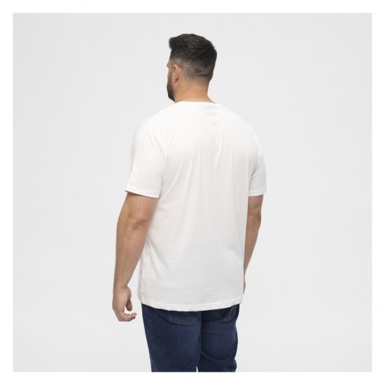 North Latitude T-Shirt O-Neck White - T-shirts - T-shirts Homme Grande Taille