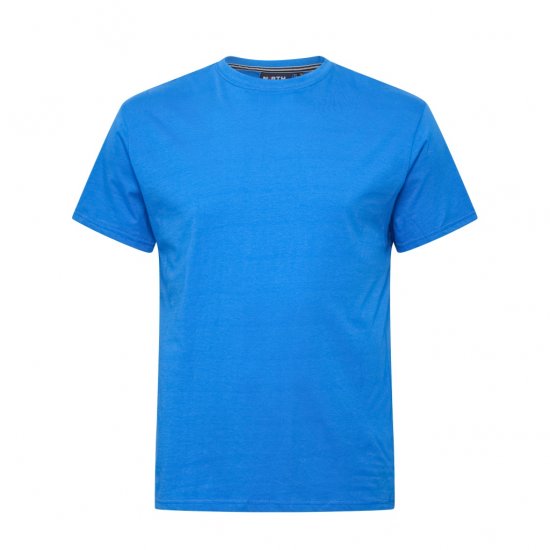 North Latitude T-Shirt O-Neck Cobolt Blue - T-shirts - T-shirts Homme Grande Taille