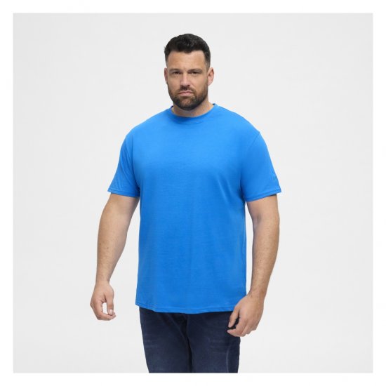 North Latitude T-Shirt O-Neck Cobolt Blue - T-shirts - T-shirts Homme Grande Taille