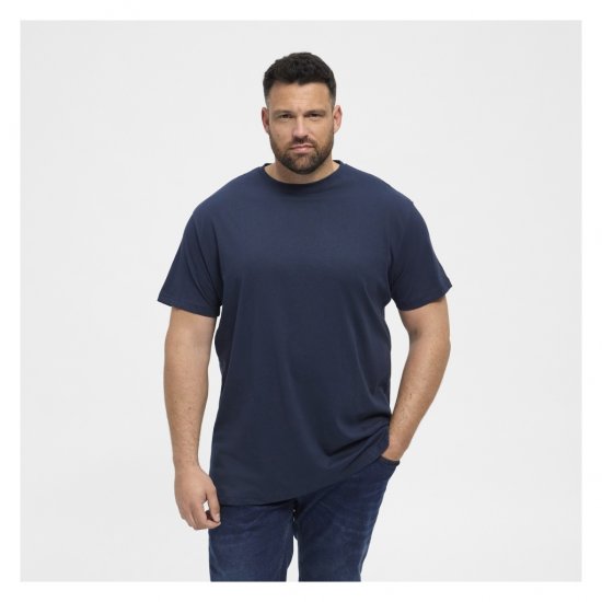 North Latitude Denim 2-Pack T-Shirt Navy Blue - T-shirts - T-shirts Homme Grande Taille