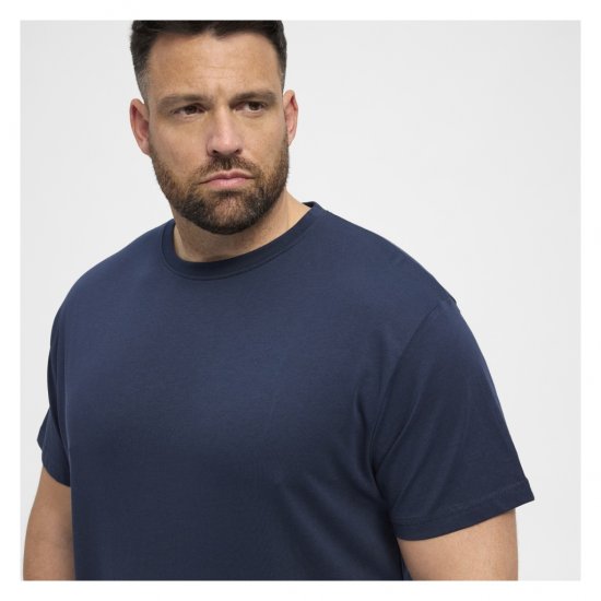 North Latitude Denim 2-Pack T-Shirt Navy Blue - T-shirts - T-shirts Homme Grande Taille