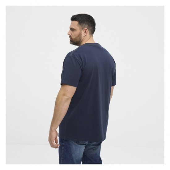 North Latitude Logo T-Shirt Navy - T-shirts - T-shirts Homme Grande Taille