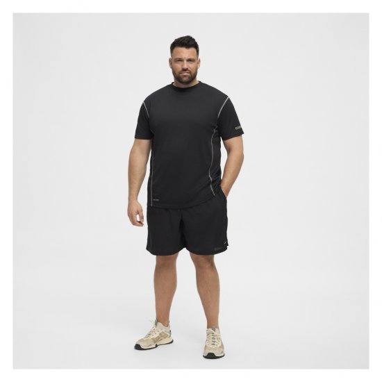 North Latitude Sport Tech T-Shirt Black - T-shirts - T-shirts Homme Grande Taille