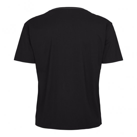North Latitude Pyjama T-Shirt V-Neck Short Sleeve Black - Pyjamas/vêtements de détente - Pyjamas Grande Taille pour Hommes
