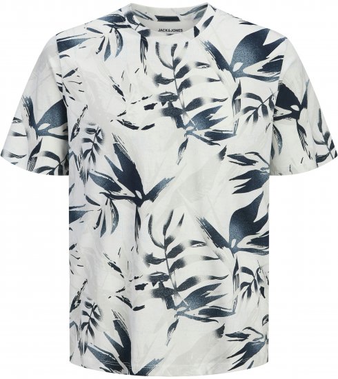 Jack & Jones Honolulu T-Shirt White - T-shirts - T-shirts Homme Grande Taille