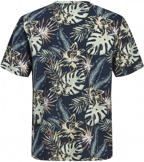 Jack & Jones Honolulu T-Shirt Navy - T-shirts - T-shirts Homme Grande Taille
