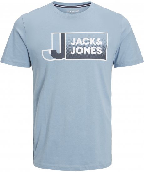 Jack & Jones Logan T-Shirt Turquoise - T-shirts - T-shirts Homme Grande Taille