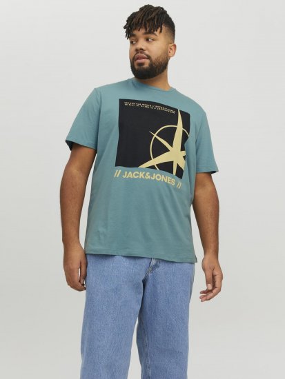 Jack & Jones Conrad T-Shirt Grey - T-shirts - T-shirts Homme Grande Taille