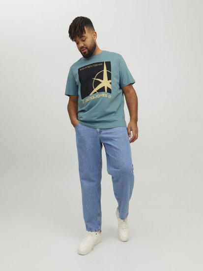 Jack & Jones Conrad T-Shirt Grey - T-shirts - T-shirts Homme Grande Taille