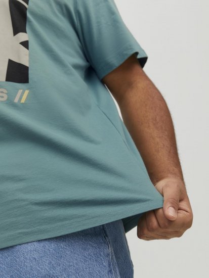 Jack & Jones Conrad T-Shirt Grey - T-shirts - T-shirts Homme Grande Taille