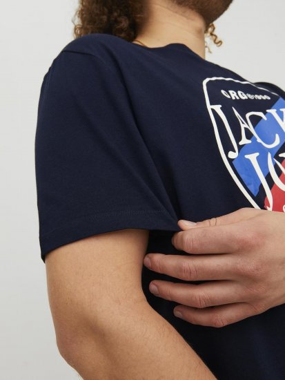 Jack & Jones Codyy T-Shirt Navy - T-shirts - T-shirts Homme Grande Taille