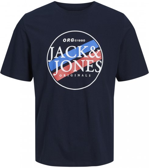 Jack & Jones Codyy T-Shirt Navy - T-shirts - T-shirts Homme Grande Taille
