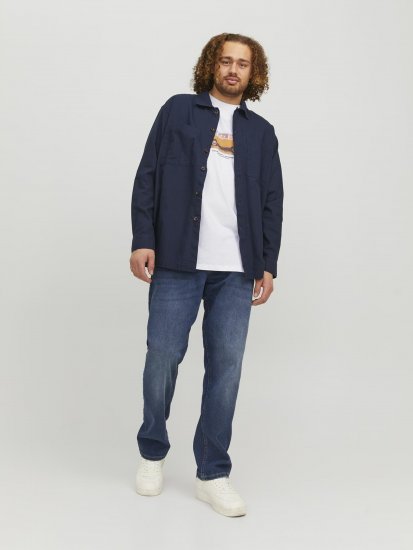 Jack & Jones Copenhagen Photo T-Shirt White - T-shirts - T-shirts Homme Grande Taille