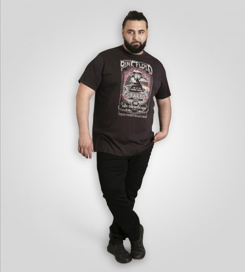 D555 Blackpool T-Shirt Official Pink Floyd Black - T-shirts - T-shirts Homme Grande Taille