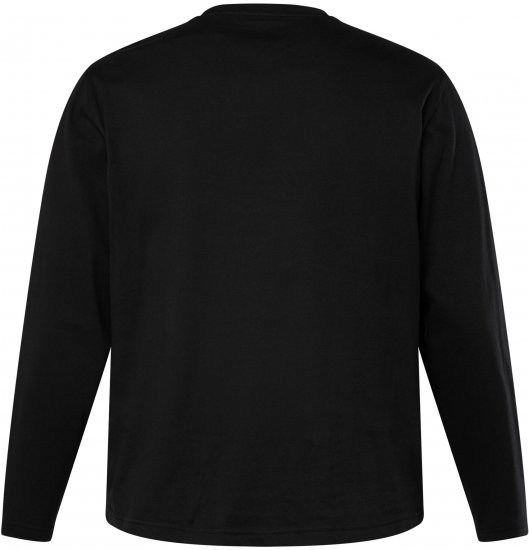 JP1880 T-Shirt Long Sleeve Aviation Black TALL - VÊTEMENTS HOMME MT-6XLT - Vêtements Tall Homme