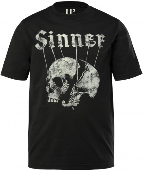 JP1880 T-Shirt Sinner Black - T-shirts - T-shirts Homme Grande Taille