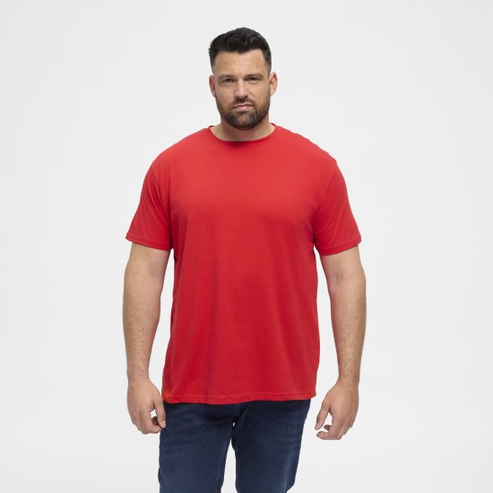 North Latitude T-Shirt O-Neck Red TALL - TALL T-shirts - T-Shirts Longueur Extra pour Grands Hommes