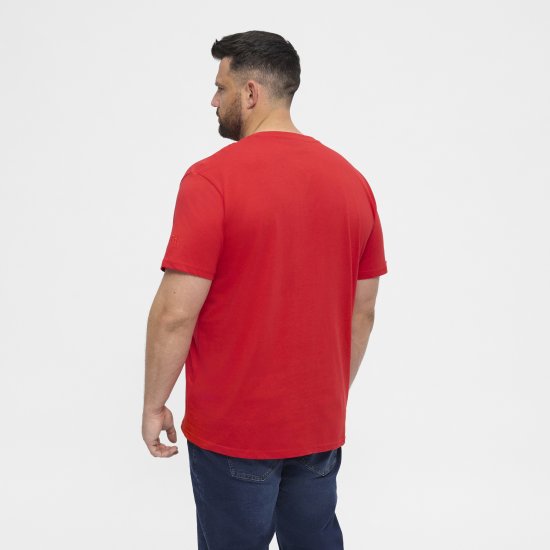North Latitude T-Shirt O-Neck Red TALL - TALL T-shirts - T-Shirts Longueur Extra pour Grands Hommes