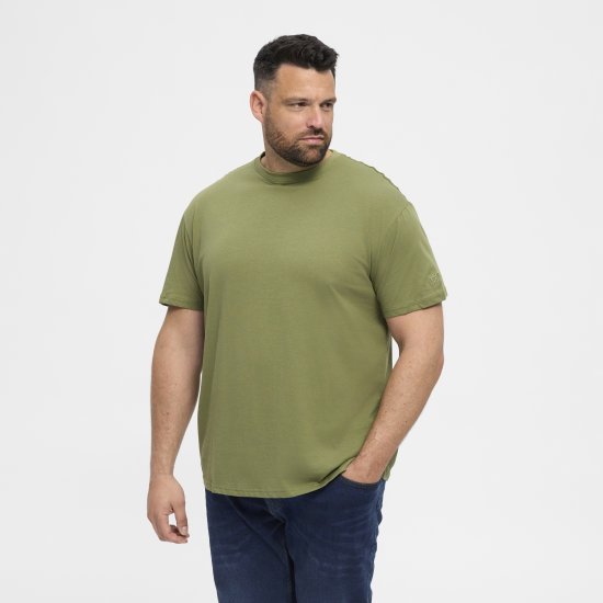 North Latitude T-Shirt O-Neck Olive Green TALL - TALL T-shirts - T-Shirts Longueur Extra pour Grands Hommes