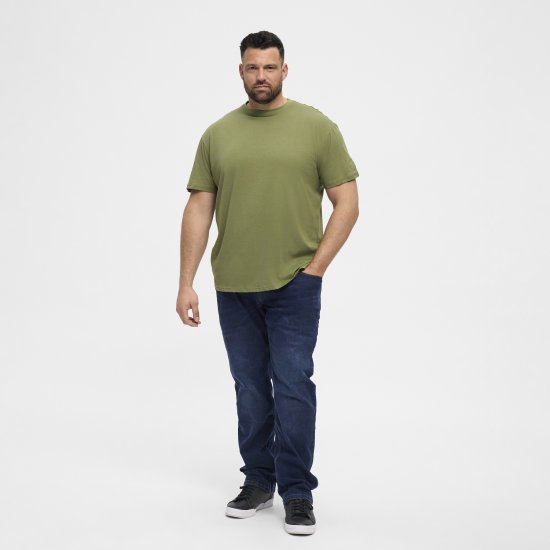 North Latitude T-Shirt O-Neck Olive Green TALL - TALL T-shirts - T-Shirts Longueur Extra pour Grands Hommes