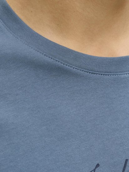 Jack & Jones Dover Denim O-Neck T-Shirt Grey - T-shirts - T-shirts Homme Grande Taille