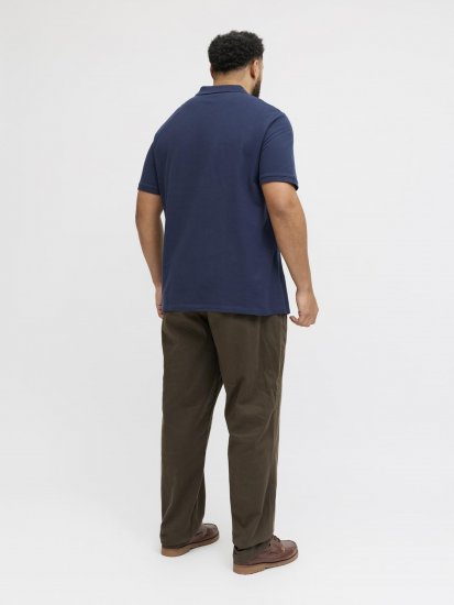 Jack & Jones College Logo Short Sleeve Polo Shirt Blue - Polos - Polos homme grande taille