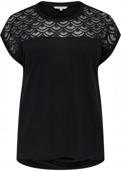 Only Carmakoma Flake Top Black - Tops - 