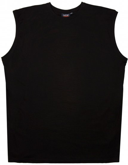 Espionage T113 Sleeveless Tee Black - T-shirts sans manches - T-shirts Sans Manches Homme Grandes Tailles
