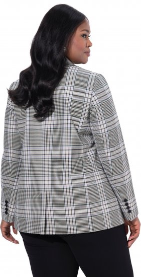 Ulla Popken Blazer À Carreaux Vert - Blazers - 