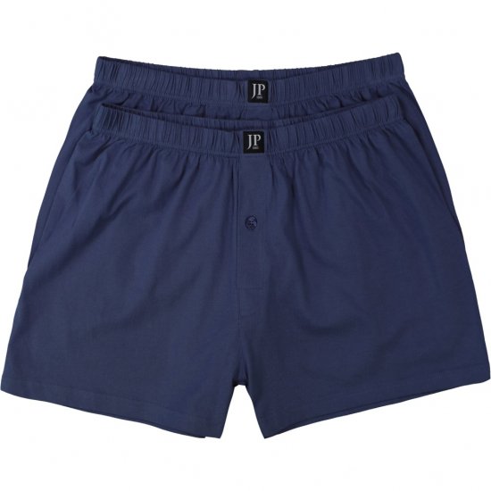 JP1880 Boxershorts OEKO-TEX Soft Stretch Blue - Sous-vêtements & bain - Sous-vêtements Grande Taille