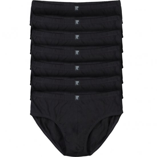 JP1880 Briefs OEKO-TEX 7-Pack Black - Sous-vêtements & bain - Sous-vêtements Grande Taille