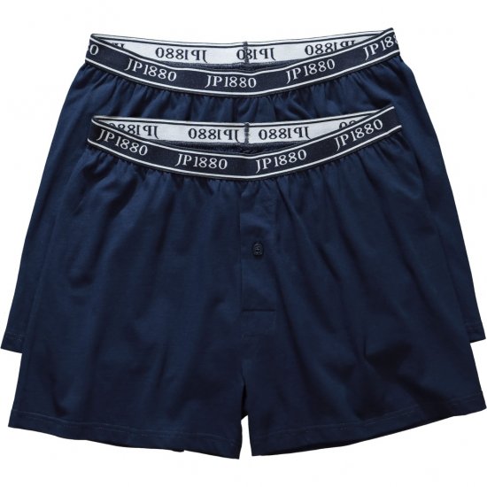 JP1880 Boxershorts FLEXNAMIC 2-Pack Blue - Sous-vêtements & bain - Sous-vêtements Grande Taille