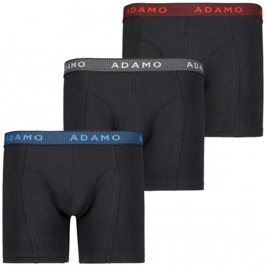 Adamo Jerry Maxi Boxers 703 Black 3-pack - Sous-vêtements & bain - Sous-vêtements Grande Taille