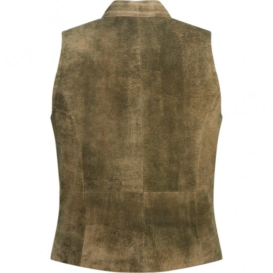 JP1880 Vest Goat Suede Traditional Moss Green - Tenues de fête - Tenues de fête – Pour célébrer avec style et confort