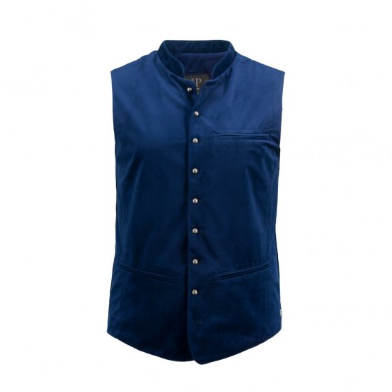 JP1880 Velvet Vest Traditional Blue - Tenues de fête - Tenues de fête – Pour célébrer avec style et confort
