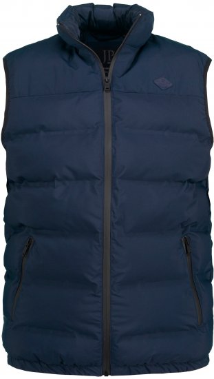 JP1880 Quilted Gilet Stand-up Collar Navy - Vestes - Vestes homme grandes tailles