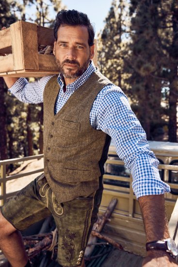 JP1880 Vest Tweed Wool Blend Traditional Light Brown - Tenues de fête - Tenues de fête – Pour célébrer avec style et confort