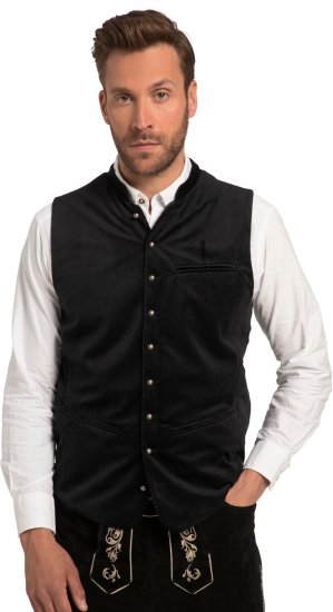 JP1880 Velvet Vest Traditional Black - Tenues de fête - Tenues de fête – Pour célébrer avec style et confort