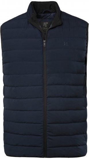 JP1880 Quilted Vest Techno Down Padding Navy - Vestes - Vestes homme grandes tailles