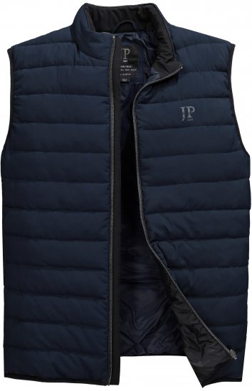 JP1880 Quilted Vest Techno Down Padding Navy - Vestes - Vestes homme grandes tailles
