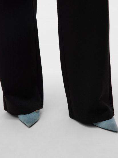 Vero Moda Berlin Zamira Wide Leg Pants Black - Pantalons - 