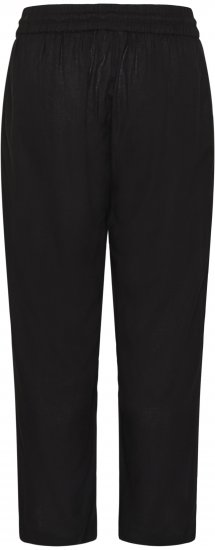 Kaffe Curve Mille Wide Pants Black Deep - Pantalons en tissu - 